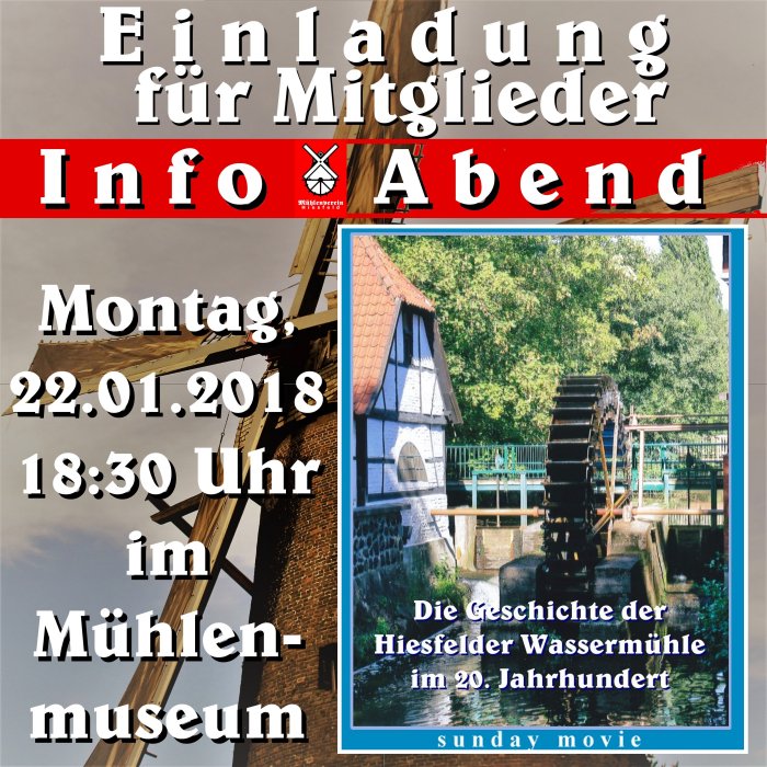 Einladung zum INFO-Abend fr Mitglieder