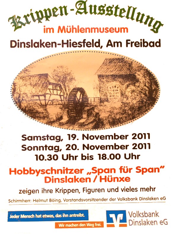 Plakat Krippenausstellung