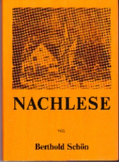 Buch Cover Nachlese