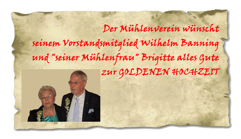 Goldhochzeit Brigitte und Wilhelm Banning