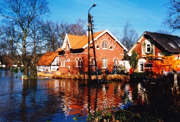 Hochwasser an der Mhle