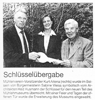 Husmann, Weiss, Altena Schlsselbergabe sw
