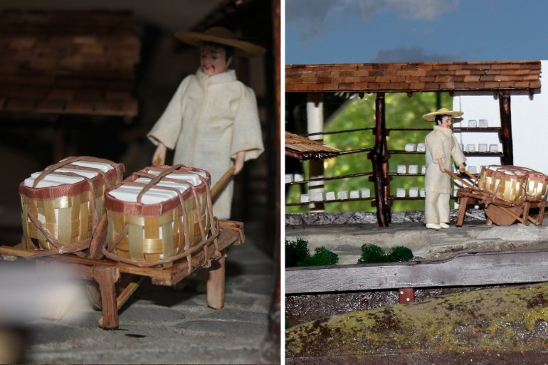 Der Fahrer mit Kaolin im Museum