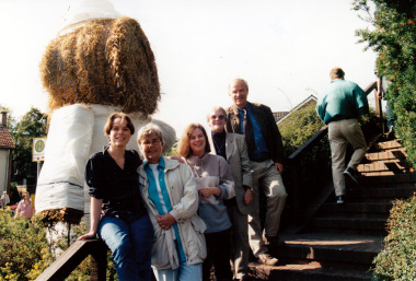 auf der Treppe zum Mehrsller