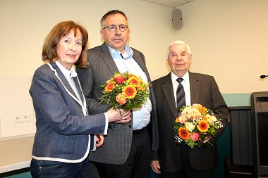 Mitgliederversammlung 2019 - Blumen fr die Vorsitzenden